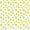 Image of the Pickleball Pickleballs White quilting cotton fabric by Riley Blake Designs. Features pickleballs on a white background. Cute Little Fabric Shop