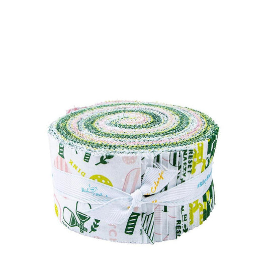 SALE Pickleball 2.5 Inch Rolie Polie Jelly Roll 40-Piece - Riley Blake Designs - Sports Pickle Ball - Precut  Bundle - Cotton Fabric