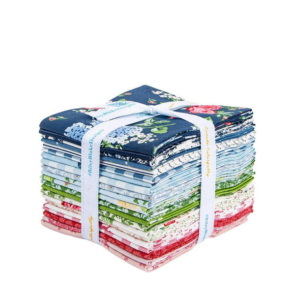 Bluegrass Charm Fat Quarter Bundle 21 pieces - Riley Blake Designs - Pre cut Precut - Floral - Quilting Cotton Fabric