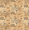 18" End of Bolt-DEAL MINKY Lord of the Rings Middle Earth Map 23220204M-03 Tan 60" Wide- Camelot Beige Map - 100% Polyester-Licensed Product