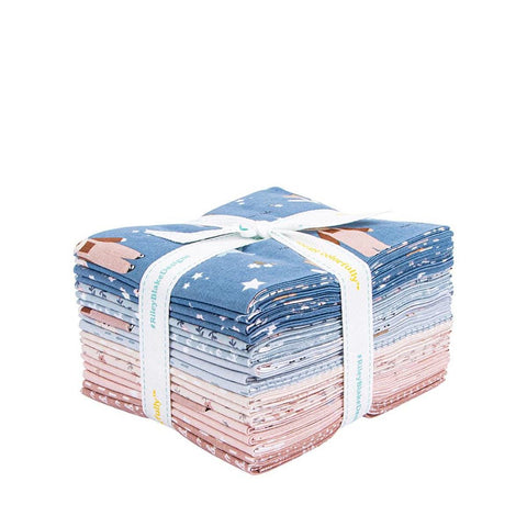 SALE Cozy Bebe Fat Quarter Bundle 18 pieces - Riley Blake Designs - Pre Cut Precut - Quilting Cotton Fabric