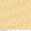 Image of the Emma Hartfield Family Crest Yellow quilting cotton fabric by Riley Blake Designs. Features animals on a yellow background. Cute Little Fabric Shop