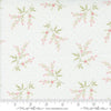 Image of the Muse Silhouette Porcelain quilting cotton fabric by Moda Fabrics. Features flowers on a red background. Cute Little Fabric Shop