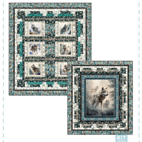 SALE Pride Pack Quilt PATTERN - QT Fabrics - Instructions Only - Running with the Pack - Pieced Pattern - Outdoors - Pine Tree Country Quilt