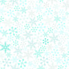 Image of the Gnome for the Holidays Snowflakes White quilting cotton fabric by QT Fabrics. Features snowflakes on a white background. Cute Little Fabric Shop