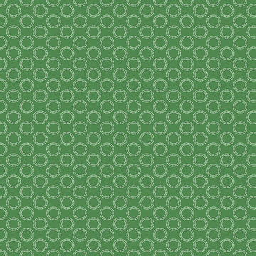 Image of the Thomas & Friends™ Sodor Railway Round the Track Green quilting cotton fabric by Riley Blake Designs. Features circular tracks on a green background. 
Cute Little Fabric Shop