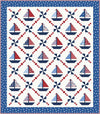 Yacht Club Quilt PATTERN Boats - Amanda Niederhauser - Riley Blake Designs - INSTRUCTIONS Only - 10" Stacker Precut Friendly