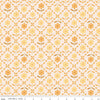 3-Yard cut- DEAL Bee Plaids Zinnias WIDEBACK WB15574 Marigold - Riley Blake - Lori Holt - 108" - Quilting Cotton Fabric