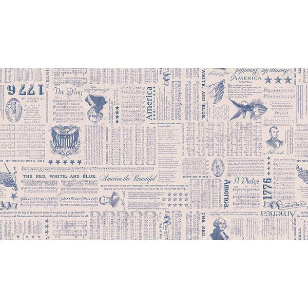 3 yard cut- Americana Liberty WIDE BACK WB16102 Blue - Riley Blake Designs - 107/108" Wide - Quilting Cotton Fabric