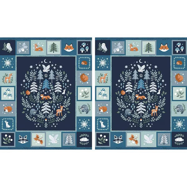 Double Lush Velvet Twilight Creatures Panel LV16570 - Riley Blake Designs - Double Sided Plush - No Fray Edge