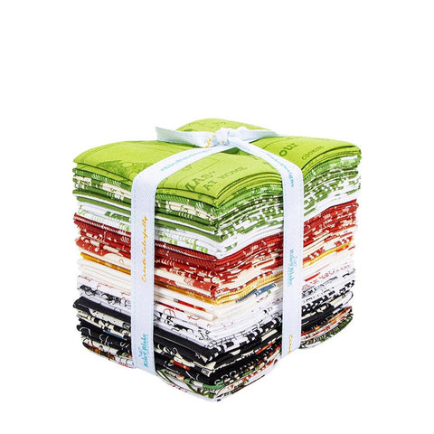 SALE Classic Christmas Fat Quarter Bundle 26 pieces - Riley Blake Designs - Pre cut Precut - Holiday Season - Quilting Cotton Fabric