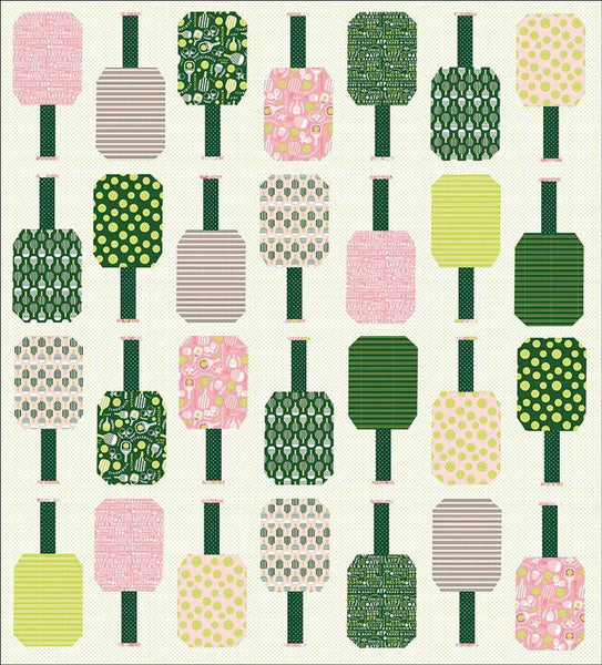 The Pickleball Paddle Quilt PATTERN P204 by See Kate Sew - Riley Blake Designs - INSTRUCTIONS Only - Traditional Piecing