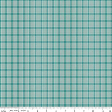 DEAL Gentler Times Whippersnapper C16488 Cozy - Riley Blake Designs - Lori Holt - Pixelated Plaid Stripe - Quilting Cotton Fabric