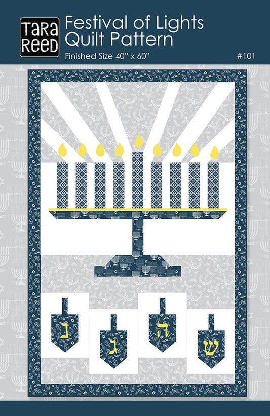 Festival of Lights Quilt PATTERN P239 - Tara Reed Quilts - Riley Blake Design - INSTRUCTIONS Only - Traditional Paper Piecing Appliqué