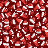 SALE Holly Jolly Santa Hat Toss 31162 Brick R - QT Fabrics - Christmas Season Holiday Winter - Quilting Cotton Fabric