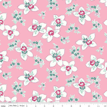 3-Yard cut- SALE Precious Petites WIDEBACK WB15838 Pink - Riley Blake - 108" - Quilting Cotton Fabric