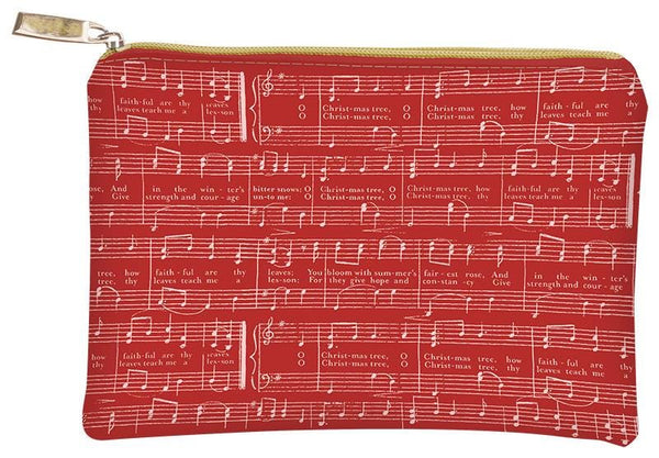 SALE Glam Bag Sheet Music 1005-87 - Moda Fabrics - Lella Boutique - Vinyl Bag - Zippered Bag