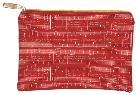 SALE Glam Bag Sheet Music 1005-87 - Moda Fabrics - Lella Boutique - Vinyl Bag - Zippered Bag