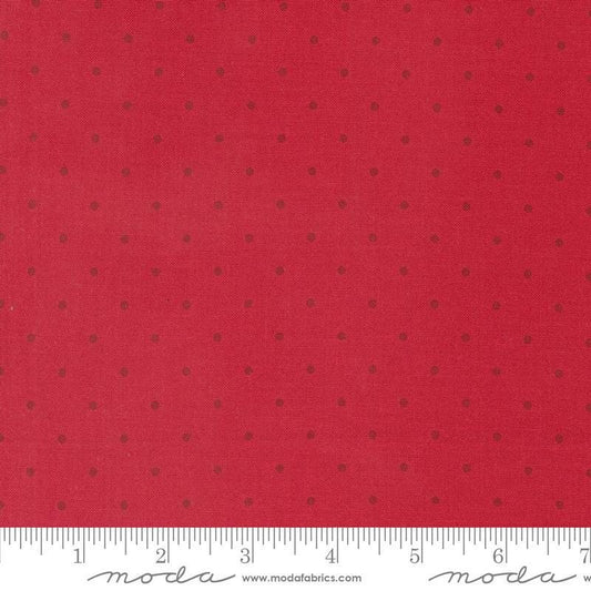 1 yard 16" End of Bolt - DEAL Magic Do WIDEBACK 108026 Cherry - Moda Fabrics - 108" - Circle Dots Swiss Dot - Quilting Cotton Fabric