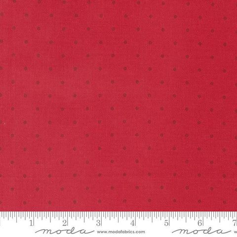 3 Yard Cut - Magic Do WIDE BACK 108026 Cherry - Moda Fabrics - 107/108" Wide - Circle Dots Swiss Dot - Quilting Cotton Fabric