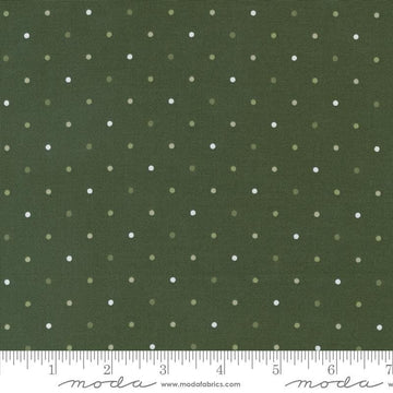 3-Yard Cut - SALE Magic Do WIDEBACK 108026 Forest - Moda Fabrics - 108" - Circle Dots Swiss Dot - Quilting Cotton Fabric