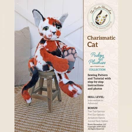 Charismatic Cat Plush Doll Pattern Quilt PATTERN by QT Designers - QT Fabrics - Instructions Only - Plushie Animal