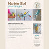 SALE Marbler Bird Plush Doll Pattern Quilt PaTTERN - QT Designers - QT Fabrics - Instructions Only - Plushie Animal