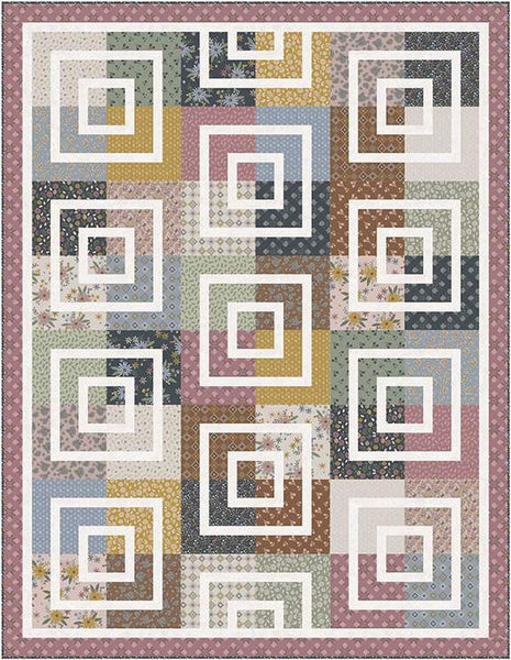 SALE Square Root Quilt PATTERN P042 by Amber Johnson - Riley Blake - INSTRUCTIONS Only - Fat Quarter Friendly - Multiple Sizes