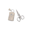 SALE Jane Austen Leather Scissor Pouch ST-42318 - Riley Blake Designs - Folding Embroidery Scissors with Bag