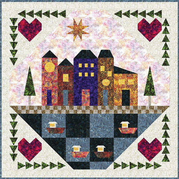 SALE Expressions Batiks Walking with My Daughter Quilt Kit KTBT-1013 - Riley Blake - Pattern Fabric Quilting
