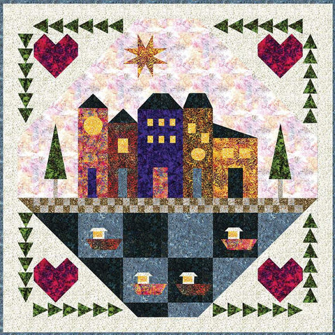 SALE Expressions Batiks Walking with My Daughter Quilt Kit KTBT-1013 - Riley Blake - Pattern Fabric Quilting