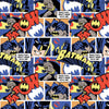 SALE Batman Color Pop Comics Collage 23200331 Orange - Camelot Fabrics - Comic Squares - Quilting Cotton Fabric - Official Licensed Product