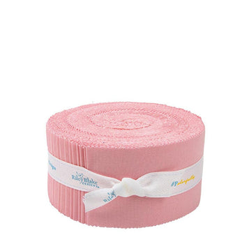 DEAL Confetti Cottons Pretty in Pink 2.5-Inch Rolie Polie Jelly Roll 40-Piece Riley Blake Designs - Precut Bundle - Quilting Cotton Fabric