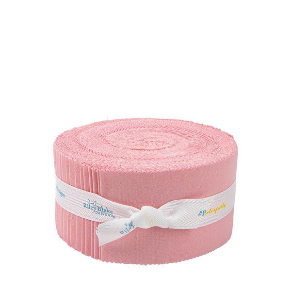 SALE Confetti Cottons Pretty in Pink 2.5-Inch Rolie Polie Jelly Roll 40 pieces Riley Blake Designs - Precut Bundle - Quilting Cotton Fabric