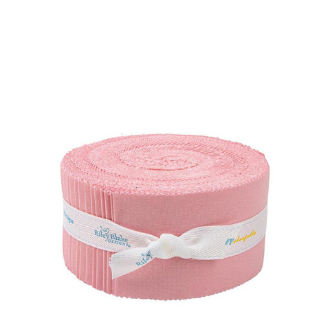 SALE Confetti Cottons Pretty in Pink 2.5-Inch Rolie Polie Jelly Roll 40 pieces Riley Blake Designs - Precut Bundle - Quilting Cotton Fabric