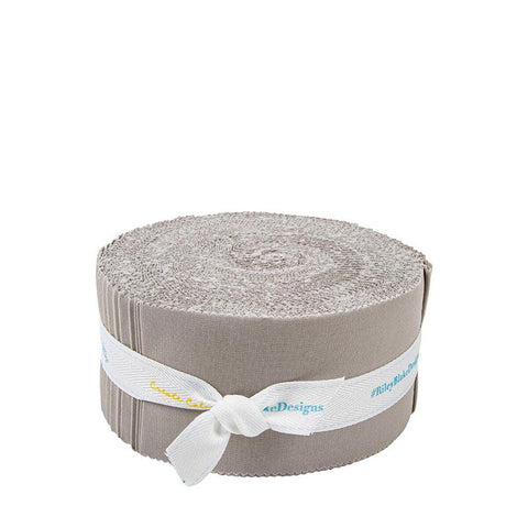 SALE Confetti Cottons Cobblestone 2.5-Inch Rolie Polie Jelly Roll 40 pieces Riley Blake Designs - Precut Bundle - Quilting Cotton Fabric
