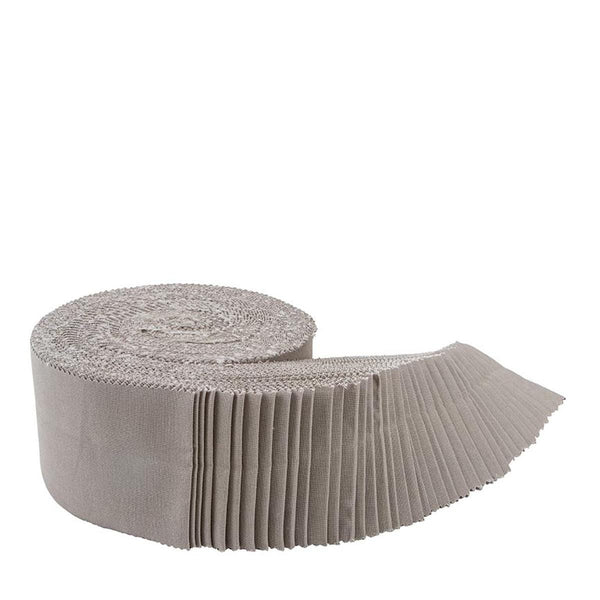 SALE Confetti Cottons Cobblestone 2.5-Inch Rolie Polie Jelly Roll 40 pieces Riley Blake Designs - Precut Bundle - Quilting Cotton Fabric