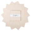 SALE Confetti Cottons Ivory Layer Cake 10" Stacker Bundle - Riley Blake - 42-Piece Precut  - Solid - Quilting Cotton Fabric