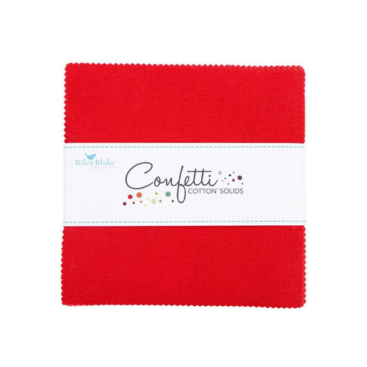 SALE Confetti Cottons Schoolhouse Charm Pack 5" Stacker Bundle - Riley Blake Designs - 42-Piece Precut  - Quilting Cotton Fabric