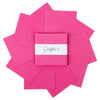 SALE Confetti Cottons Riley Hot Pink Charm Pack 5" Stacker Bundle - Riley Blake Designs - 42-Piece Precut  - Quilting Cotton Fabric