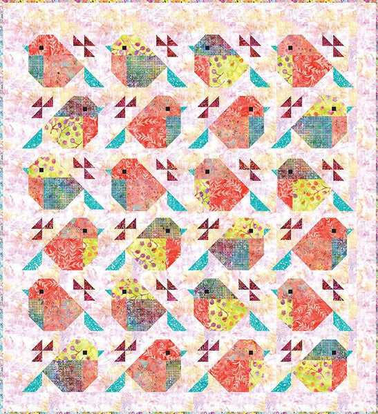 Sparrows Quilt PATTERN P176 by Pen + Paper - Riley Blake Designs - Instructions Only - Scrappy Option - Piecing - Advanced Beginner