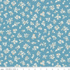Denim Florals 01667403B Tumbling Blooms B - Riley Blake Designs - Floral Flowers - Liberty Fabrics - Quilting Cotton Fabric