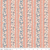SALE Denim Florals 01667402B Topiary Stripe B - Riley Blake Designs - Floral Flowers - Liberty Fabrics - Quilting Cotton Fabric
