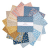 Liberty Denim Florals Layer Cake 10" Stacker Bundle - Riley Blake - 42-Piece Precut  - Liberty Fabrics - Quilting Cotton Fabric
