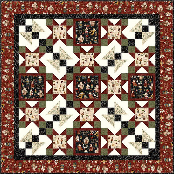 SALE Front and Center Quilt PATTERN P236 by Bound To Be Quilting - Riley Blake Design - INSTRUCTIONS Only - Large Print Feature