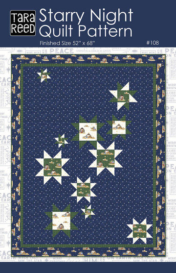 SALE Starry Night Quilt PATTERN P239 - Tara Reed Quilts - Riley Blake Design - INSTRUCTIONS Only