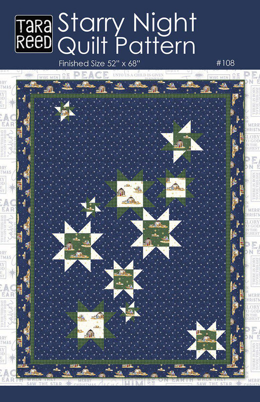 SALE Starry Night Quilt PATTERN P239 - Tara Reed Quilts - Riley Blake Design - INSTRUCTIONS Only