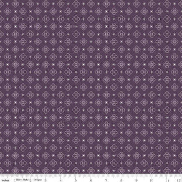 Calico Starshine C12854 Velvet - Riley Blake Designs - Lori Holt - Asterisks Medallions - Quilting Cotton Fabric