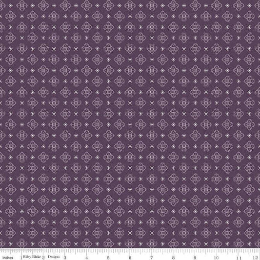 Calico Starshine C12854 Velvet - Riley Blake Designs - Lori Holt - Asterisks Medallions - Quilting Cotton Fabric