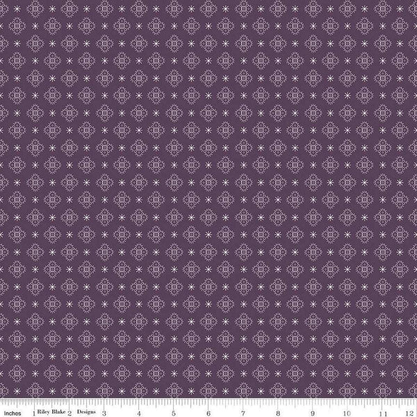 SALE Calico Starshine C12854 Velvet - Riley Blake Designs - Lori Holt - Asterisks Medallions - Quilting Cotton Fabric